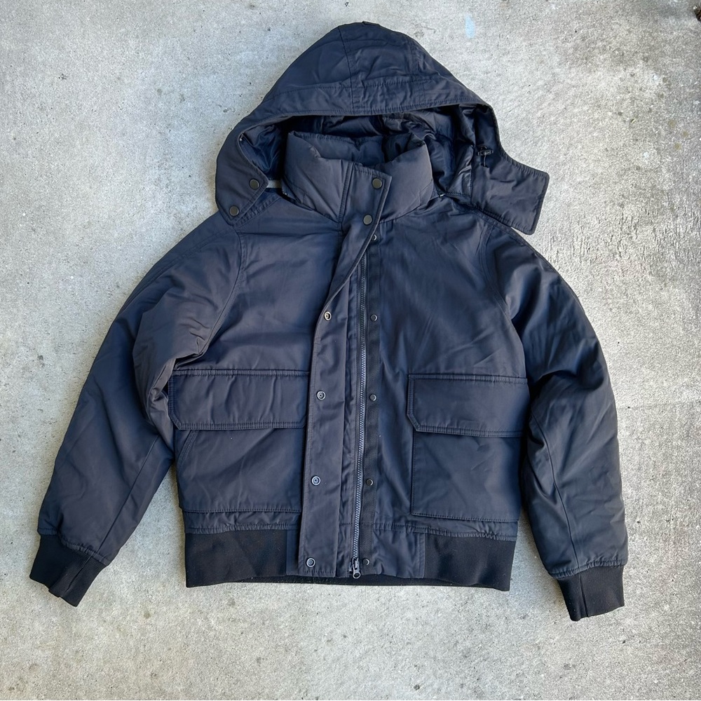 Everlane Renew Bomber Puffer Coat Black